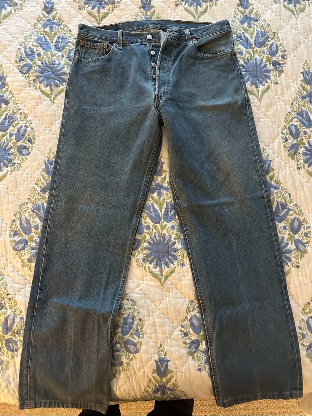 Vintage Levi's Men's Dark Blue pants